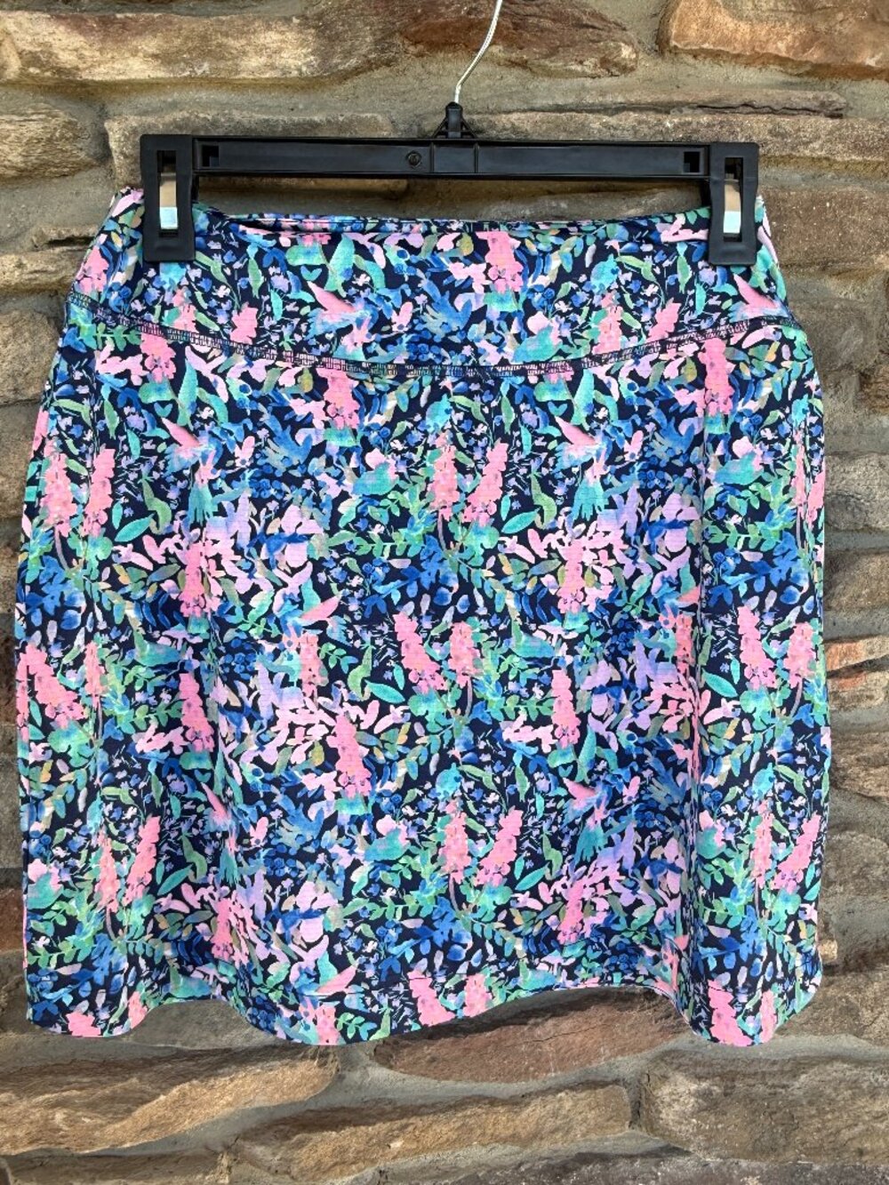 Gottex Women's Golf Tennis Pickle Ball Skort Small Confetti Garden Blue NWT